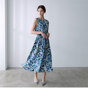 フィオーレジャージー ノースリーブドレス