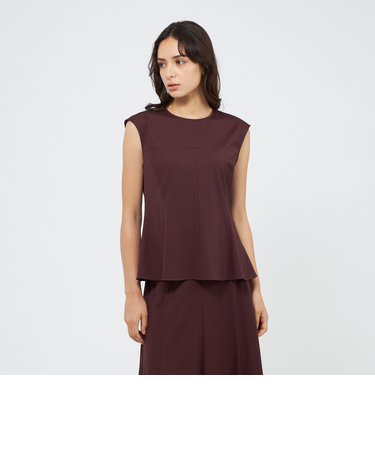 ドライジャージー ノースリーブブラウス