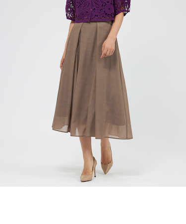 ウールボイル タックスカート