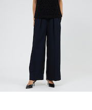 トリアセテートツイル ワイドパンツ