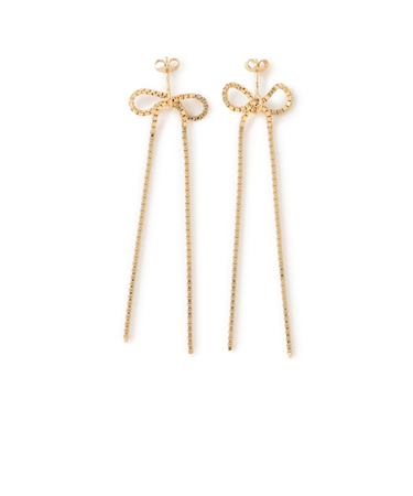 【Saskia Diez】リボンピアス《WEB＆EPOCA THE SHOP店舗限定》