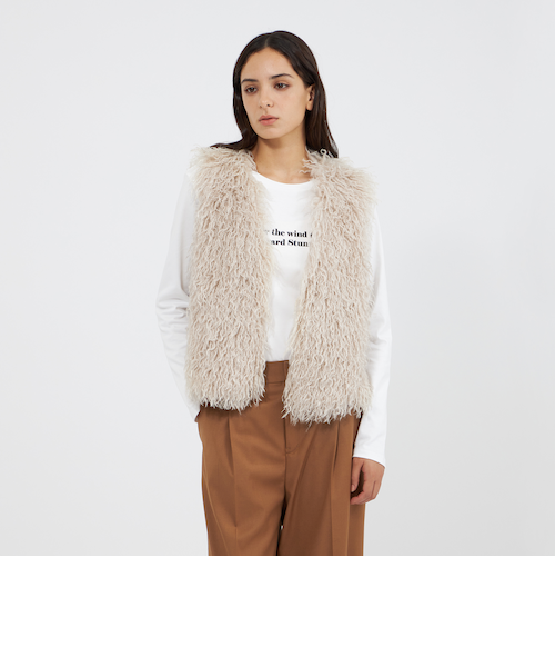 アルパカワイドニットベスト｜アーバンリサーチの通販｜&mall（アンド