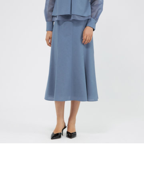 ハイツイストクレープ セミフレアスカート