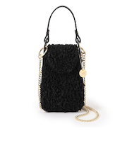 【LAURA DI MAGGIO】エコファーコンビハンドバッグ《WEB＆EPOCA THE SHOP店舗限定》