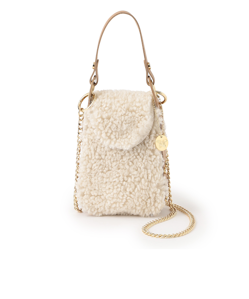 【LAURA DI MAGGIO】エコファーコンビハンドバッグ《WEB＆EPOCA THE SHOP店舗限定》