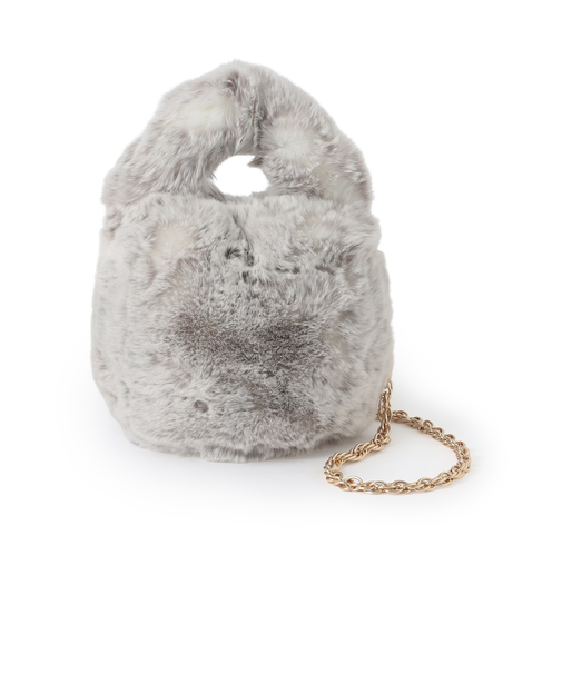 【a point etc】エコファーチェーンバッグ《WEB＆EPOCA THE SHOP店舗限定》