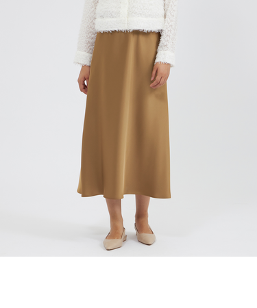 【EPOCA STORIA】ロイヤルサテンスカート《WEB＆EPOCA THE SHOP店舗限定》