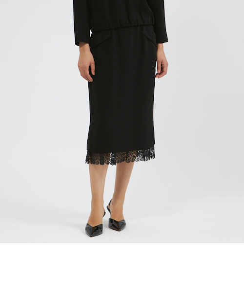 トリアセダブルクロス セミタイトスカート｜エポカの通販｜&mall