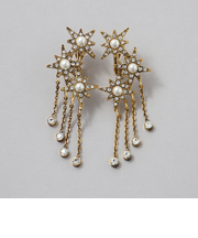 【ADER.bijoux】スターフリンジイヤリング《WEB＆EPOCA THE SHOP店舗限定》