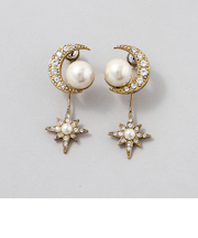 【ADER.bijoux】スタームーンピアス《WEB＆EPOCA THE SHOP店舗限定》