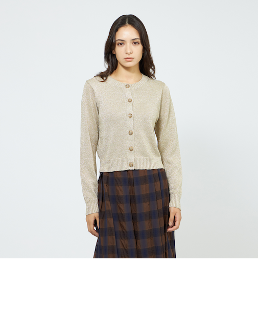 【EPOCA STORIA】ラメリリヤーンカーディガン《WEB＆EPOCA THE SHOP店舗限定》