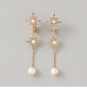 【ADER.bijoux】スターパールイヤリング《WEB＆EPOCA THE SHOP店舗限定》