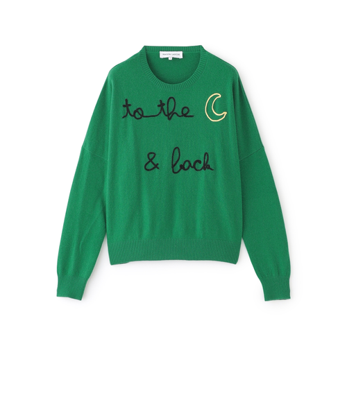 MAISON LABICHE】グリーンニットプルオーバー《WEB＆EPOCA THE