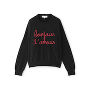 【MAISON LABICHE】ブラックニットプルオーバー《WEB＆EPOCA THE SHOP店舗限定》
