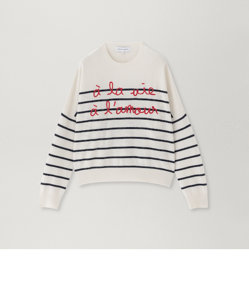 【MAISON LABICHE】ボーダーニットプルオーバー《WEB＆EPOCA THE SHOP店舗限定》