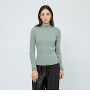 ワイドリブニット