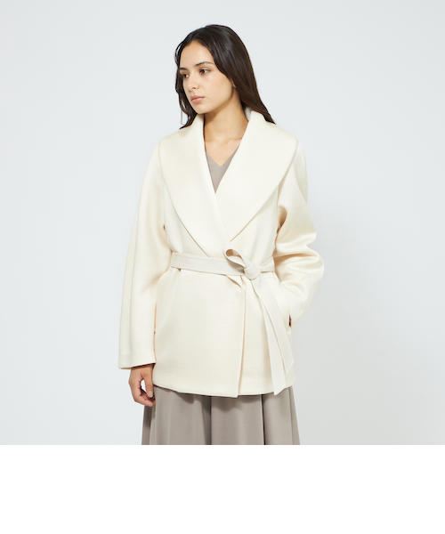 ウールダンボール ショールカラーコート｜エポカの通販｜&mall（アンド