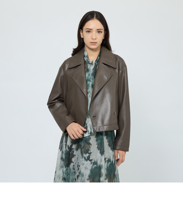 シンセティックレザー ライトジャケット