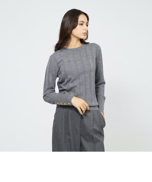 のんのん BOUTIQUE JUNKO ゼブラ柄シアーニットロングカーディガン