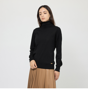 【WEB＆一部店舗限定】 ウォッシャブルウール　タートルネックニット