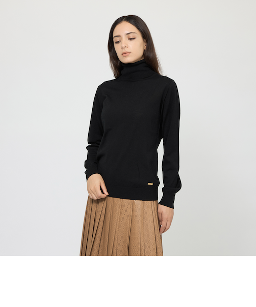 【WEB＆一部店舗限定】 ウォッシャブルウール　タートルネックニット