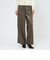 シンセティックレザー ワイドパンツ