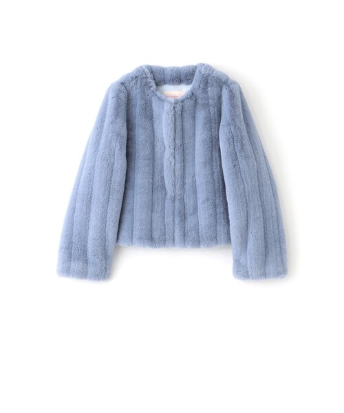 ブルゾン エコファーショートジャケット