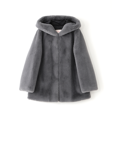 【LEMONPLET】エコファーフーデッドジャケット《WEB＆EPOCA THE SHOP店舗限定》