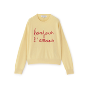 【MAISON LABICHE】イエローブラックニットプルオーバー《WEB＆EPOCA THE SHOP店舗限定》