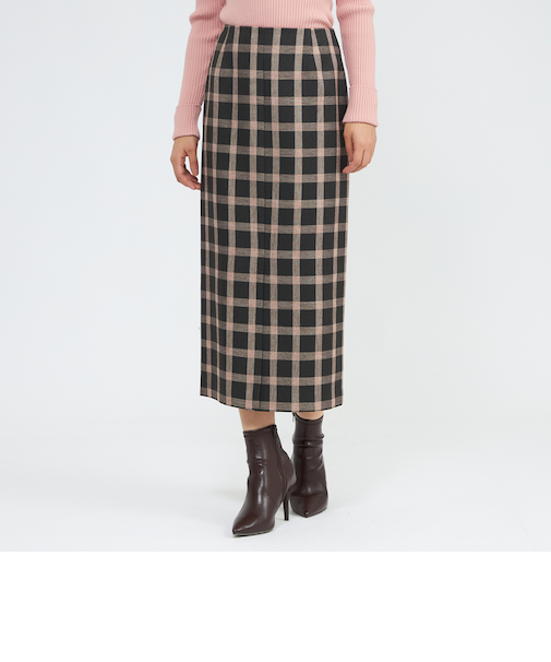 【EPOCA STORIA】ギンガムチェックスカート《WEB＆EPOCA THE SHOP店舗限定》