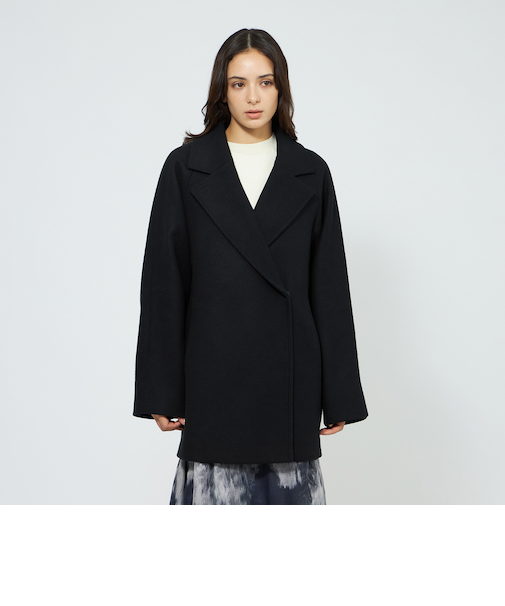 ウールミドルコート