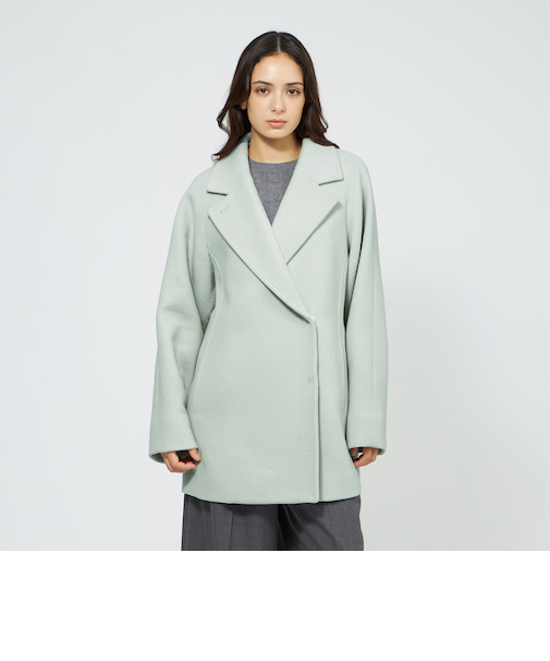 ウールミドルコート