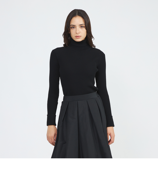 【EPOCA STORIA】リブタートルニット《WEB＆EPOCA THE SHOP店舗限定》