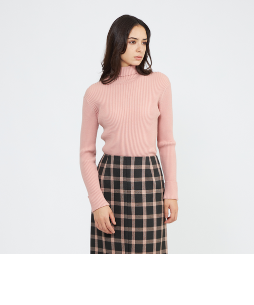 【EPOCA STORIA】リブタートルニット《WEB＆EPOCA THE SHOP店舗限定》