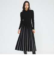 【EPOCA STORIA】バイカラーニットドレス《WEB&EPOCA THE SHOP店舗限定》