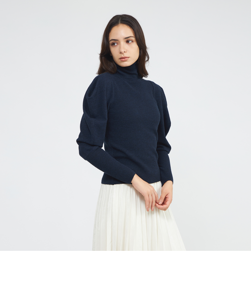 【La maglia due】 タートルリブニットプルオーバー