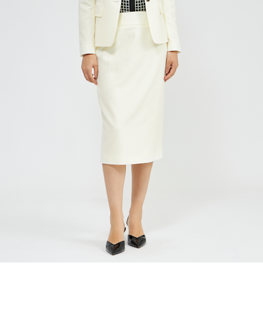 ストレッチフランネル タイトスカート