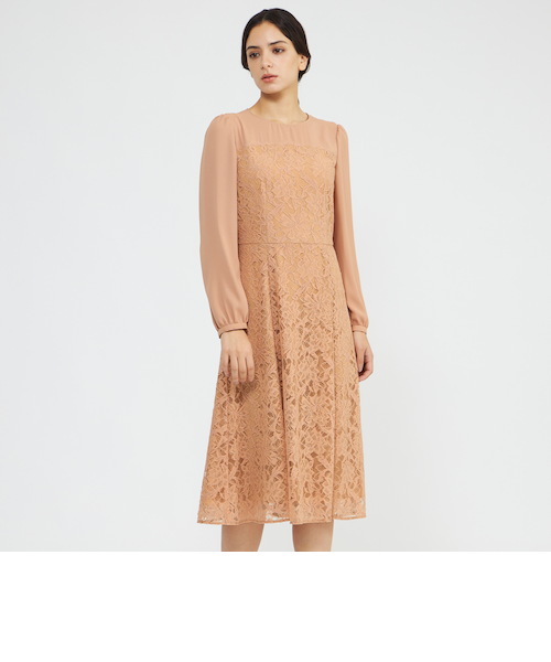 リバーレースコンビ フレアドレス｜エポカの通販｜&mall（アンドモール