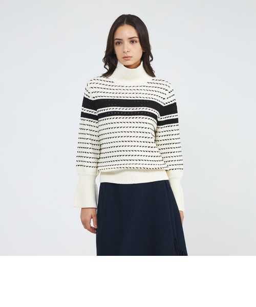 ボーダー／バイカラー プルオーバー｜コムサの通販｜&mall（アンド