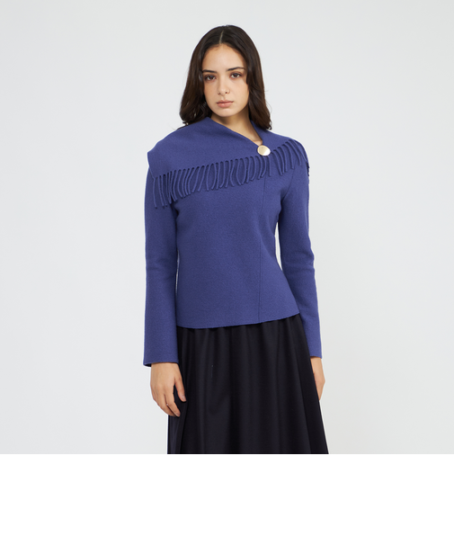 【La maglia due】 フリンジニットプルオーバー