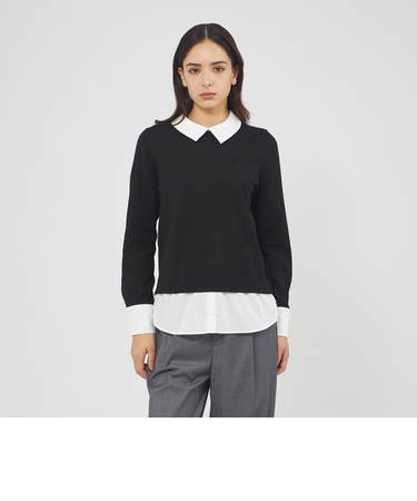 【EPOCA STORIA】シャツコンビニット《WEB＆EPOCA THE SHOP店舗限定》