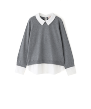 【EPOCA STORIA】シャツコンビニット《WEB&EPOCA THE SHOP店舗限定》