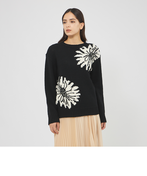 ビッグフラワーニットプルオーバー｜エポカの通販｜&mall（アンド