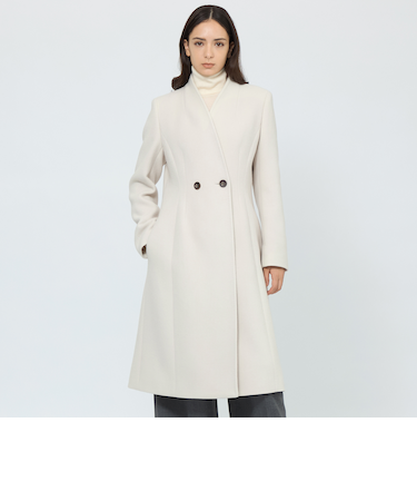 カメリア ウールロングコート