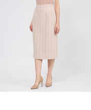 コットンファンシーツィード タイトスカート