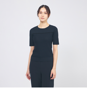 トリミングニット プルオーバー