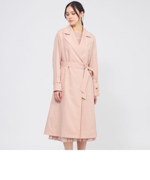 ライトタフタ ベルテッドコート