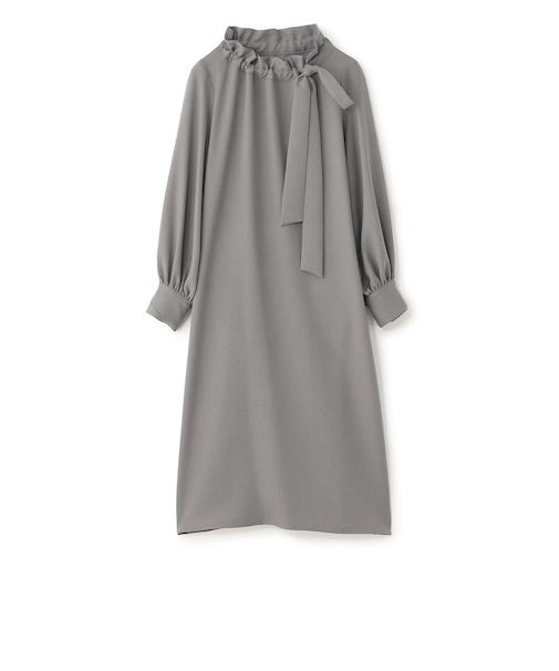 【EPOCA STORIA】ツイルストレッチワンピース《WEB＆EPOCA THE SHOP店舗限定》