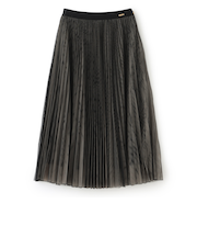 チュールプリーツスカート