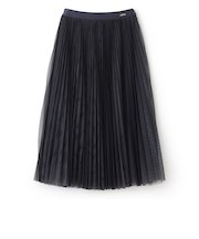 チュールプリーツスカート